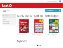 Tablet Screenshot of butik.krak.dk